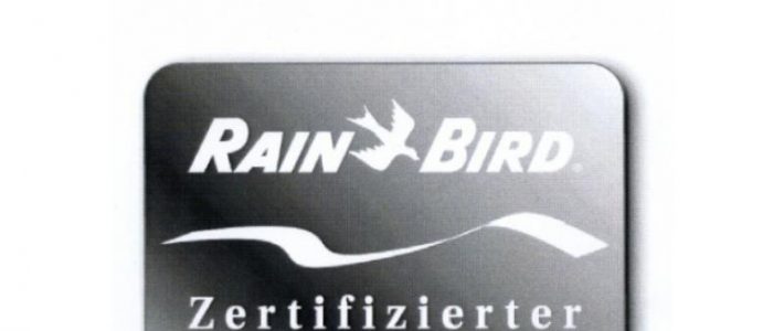 Rain Bird Zertifikat